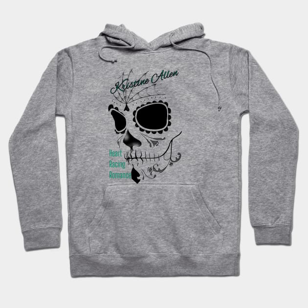 Kristine Allen Logo with green Hoodie by Author Kristine Allen Merchandise